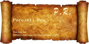 Perczell Rea névjegykártya